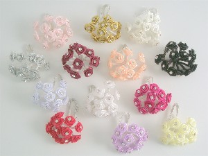 Diamante Ribbon Roses