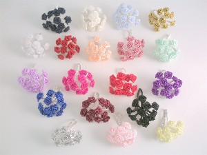 Satin Ribbon Roses