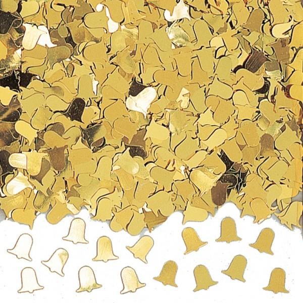 Gold Bells Wedding Table Party Confetti