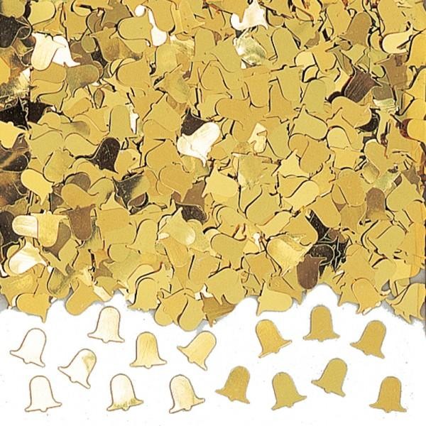 Gold Bells Wedding Table Party Confetti