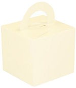 Cream Balloon Weight / Favour Boxes