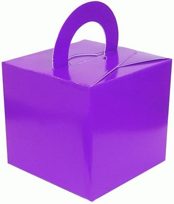 Purple Balloon Weight / Favour Boxes