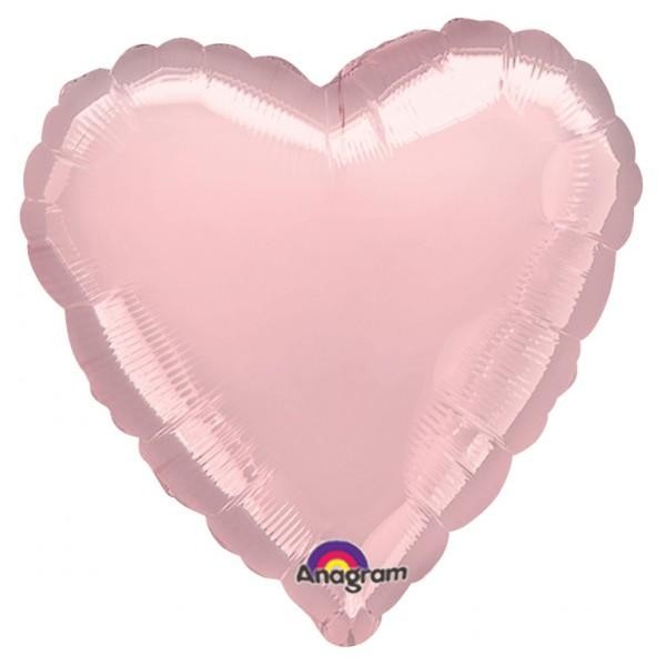 18'' Baby Pink Heart Foil Balloon