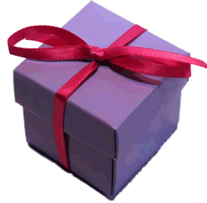 Lilac Favour Box