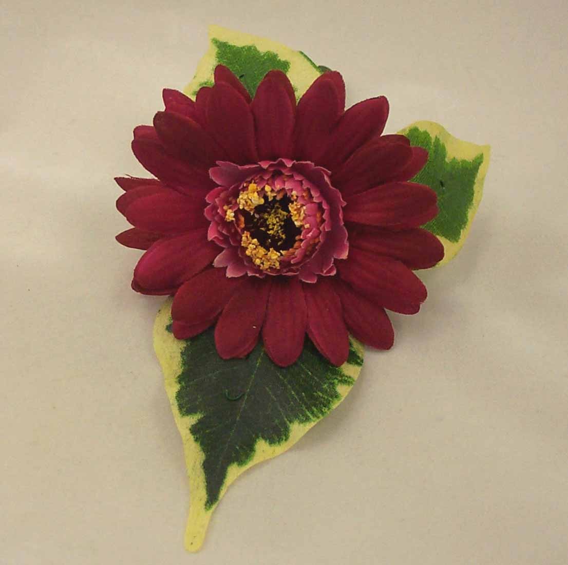 Burgundy Gerbera Buttonhole