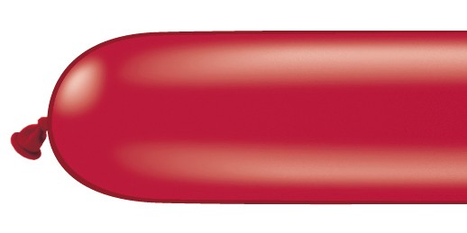 Qualatex 260Q Pearl Ruby Red Modelling Balloons