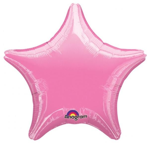 19'' Pink Star Foil Balloon