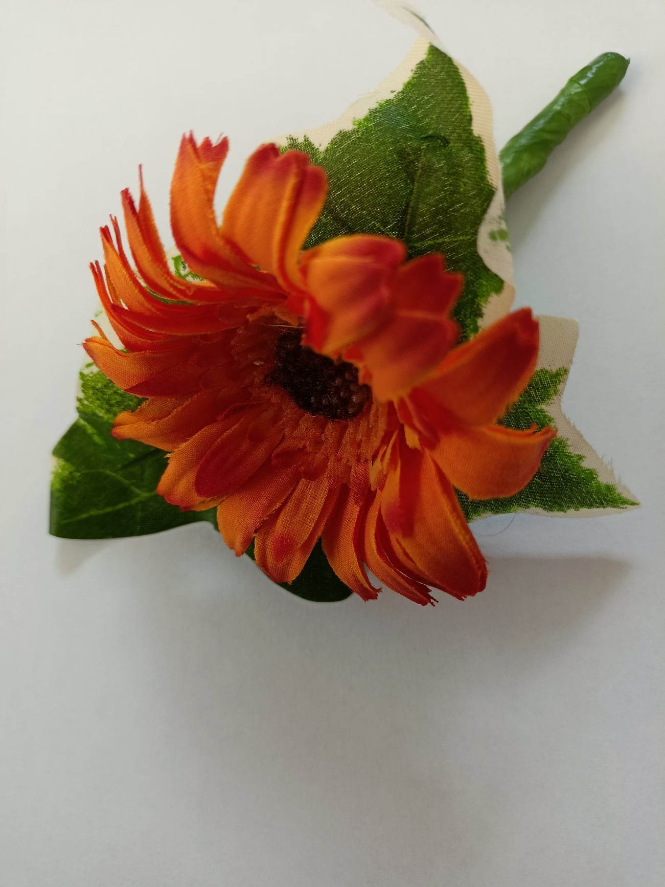Orange Gerbera Buttonhole