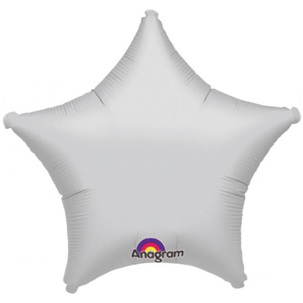 19'' Silver Star Foil Balloon