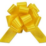 50mm Large Yellow Pull Bows