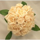 Cream & Beads Mixed Rose Posy Bouquet