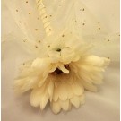 Flowergirl's Ivory Gerbera Wand