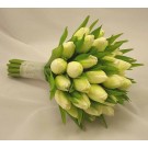 Ivory Tulip Bridal Posy Bouquet