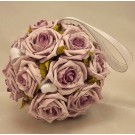 Flowergirl's Lilac Rose Pomander Ball