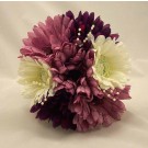 Lilac, Purple & Cream Gerbera Posy Bouquet