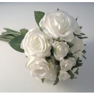 White Rose Posy Bouquet