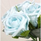 Aqua Turquoise Medium Rose Sample