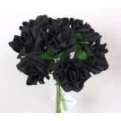 Black Medium Rose Sample