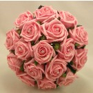Pink Rose Diamante Bridesmaid's Bouquet