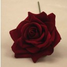 Red Medium Velvet Rose Sample