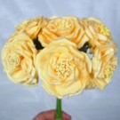 6 Luxury Wild Gold Roses