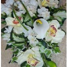 Ivory Cala Lily & Orchid Shower Bouquet