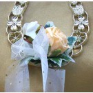 Gold & Ivory Rose Horseshoe