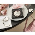 "Heart Purse Valet" Compact Stainless Steel Handbag Holder