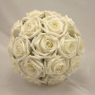 Ivory Rose Diamante Bridesmaid's Bouquet
