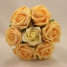 Gold & Ivory Rose Children's Posy Bouquet