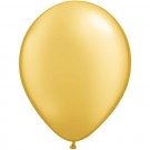 50 Gold Latex Balloons