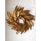 12'' Gold Christmas Door Wreath