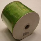 Green Ribbon Wired Organza 75mm