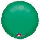 18'' Dark Green Round Foil Balloon