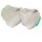 Irridescent Ivory Double Heart Balloon Weight