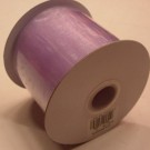 Lilac Ribbon Wired Organza 75mm