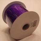 Purple Ribbon Wired Organza 75mm