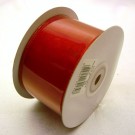 Red Ribbon Wired Organza 50mm