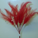 Red Diamante Feathers