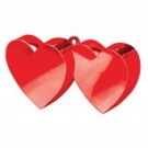 Red Double Heart Balloon Weight