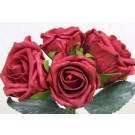 6 Luxury Red Medium Roses