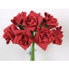 Red Medium Rose Sample