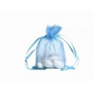 10 Turquoise Organza Wedding Favour Bags