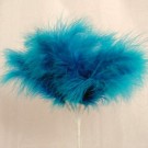 Turquoise Fluff Feathers