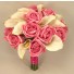 Pink Rose & Ivory Cala Lily Bridal Bouquet