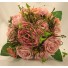 Pink Mixed Rose & Twigs Posy Bouquet