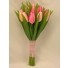 Pink Tulip Bridal Posy Bouquet