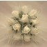 White Rose Shimmer Bridesmaid Posy