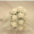 White Rose Shimmer Bridesmaid Posy