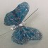 Turquoise / Aqua Small Feather Butterflies